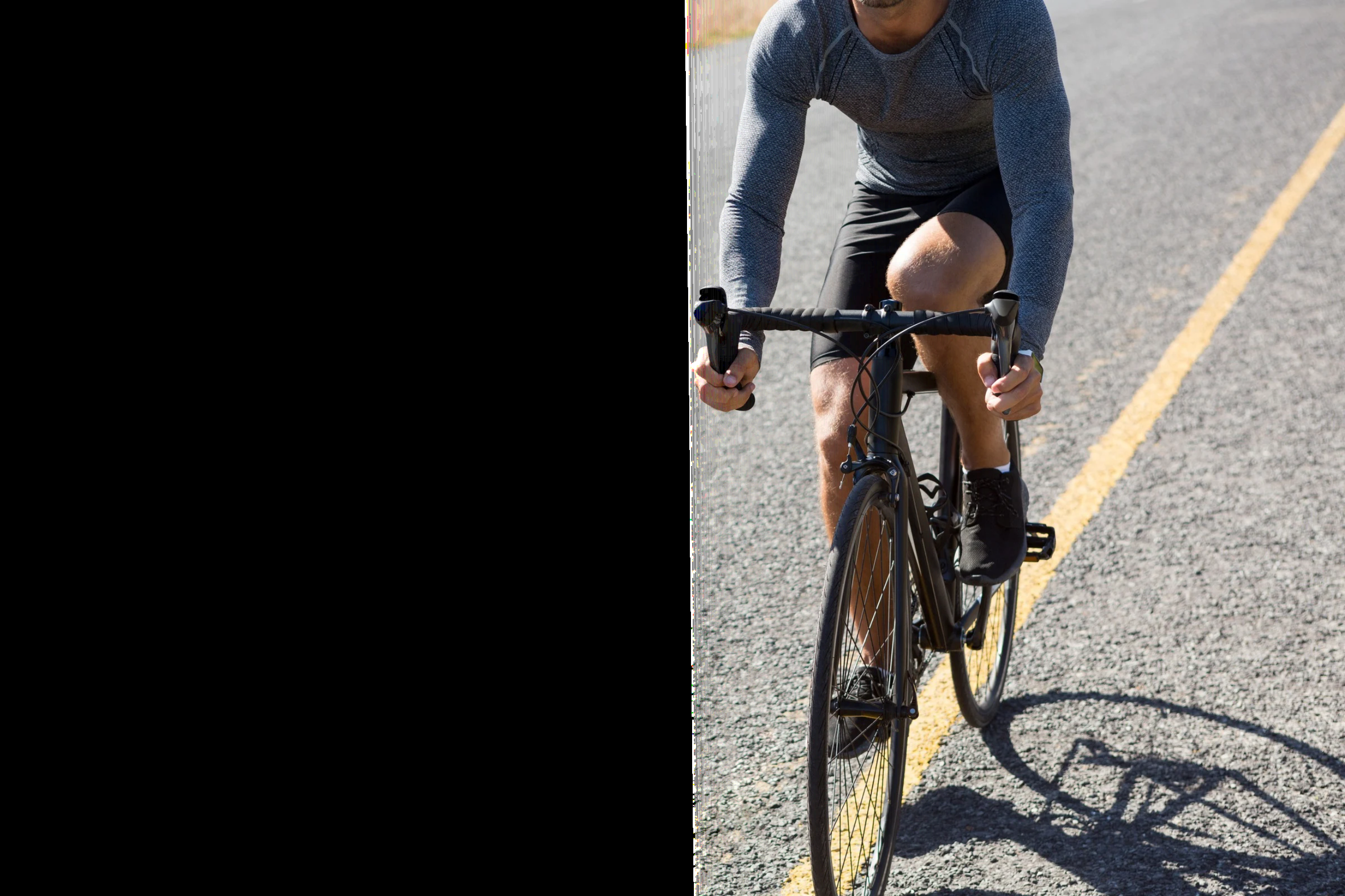 Ciclista em movimento, representando a proteção da renda diante de imprevistos